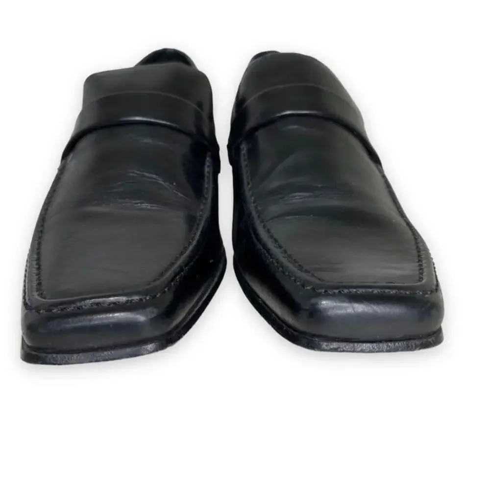 Black Leather Dress Loafer